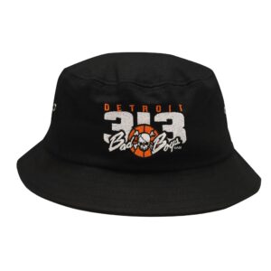 Detroit Bad Boys Bucket Cap - 313 Black