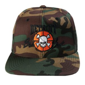 Detroit Bad Boys Flat Bill Camouflage Cap - Multi
