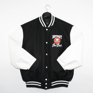 Detroit Bad Boys White Leather Jacket